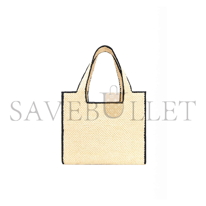 LOEWE LARGE FONT TOTE IN RAFFIA A685B60X03 (36.5*30.5*17cm)
